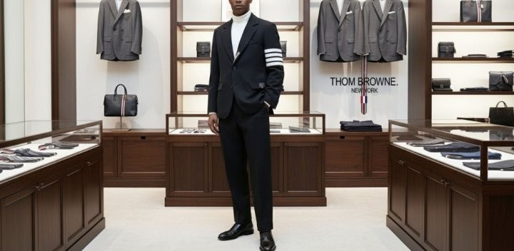 💕 톰* GD.texture 블랙 모던 뉴욕 삼선 슈트셋트