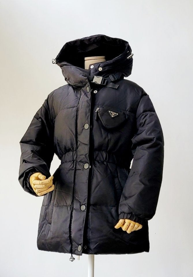 💕 프** 리나일론 후드 다운 패딩