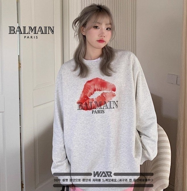 💕 발* 입술 레터링 로고 디자인 밍크양기모 티셔츠