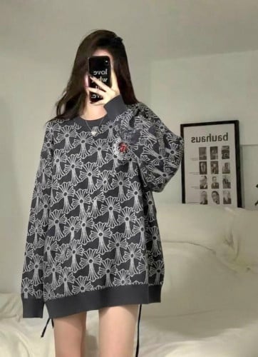 💕 크* 십자가 크로스 자카드 라운드 니트➡️수입최고급(남녀공용)