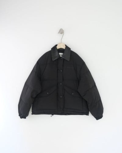 💕 미*** 25 컬렉션 레더 카라 다운 패딩 - 수입