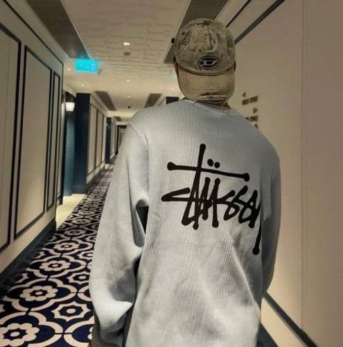 💕 스** 래글런 와플 써멀 롱슬리브 - 수입