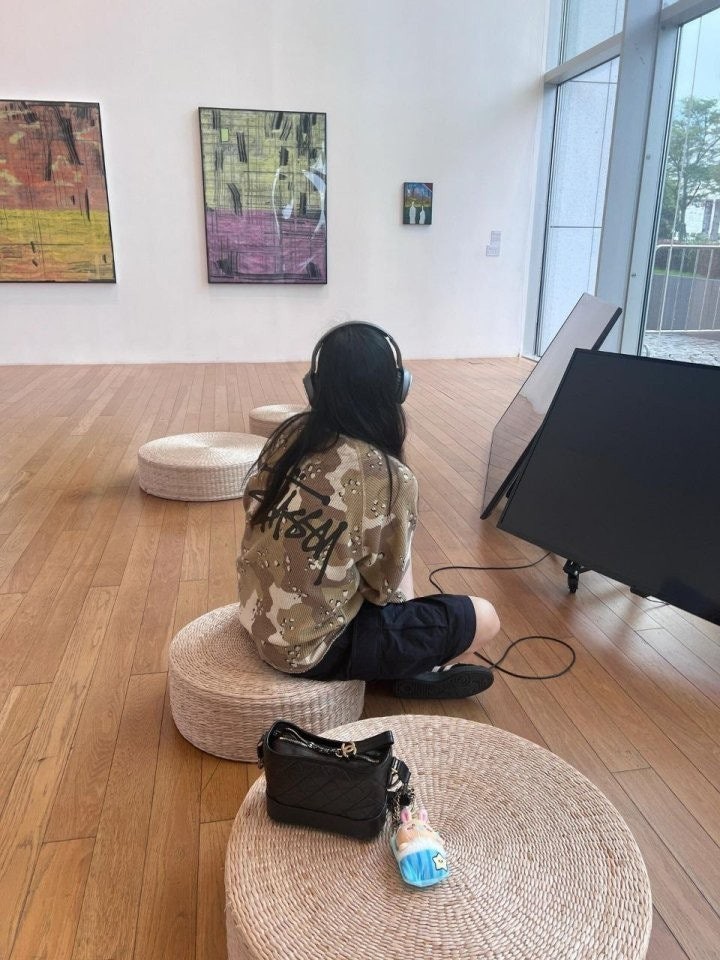 💕 스** 래글런 와플 써멀 롱슬리브 - 수입