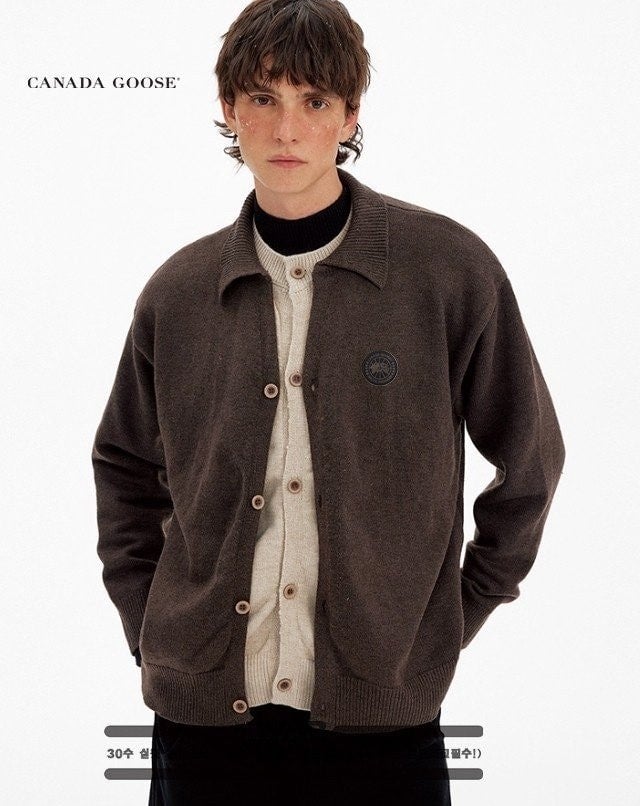 💕 캐* 4 - 도톰 카라 가디건 니트