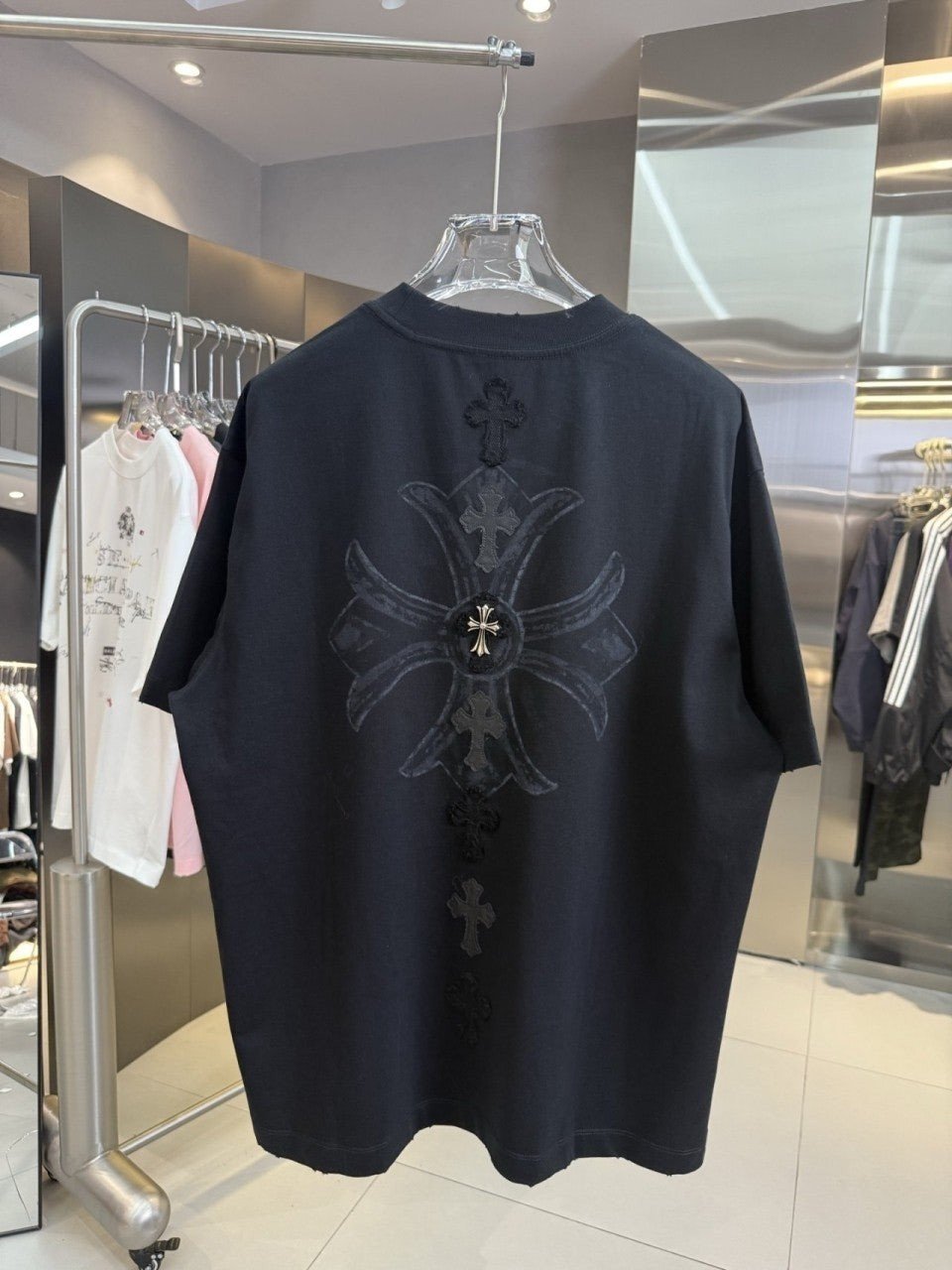 💕 크* 십자가 장식 반팔티