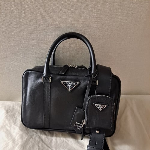 💕 프** 미디엄 앤티크 나파 가죽 탑핸들