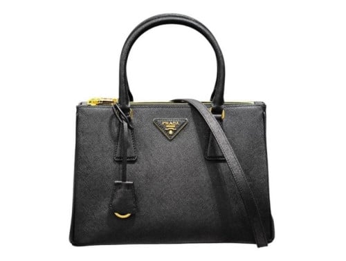 💕 프** 갤러리아 사피아노 가죽 백 블랙 1BA896 NZV F0002 ㅡ미디엄ㅡ