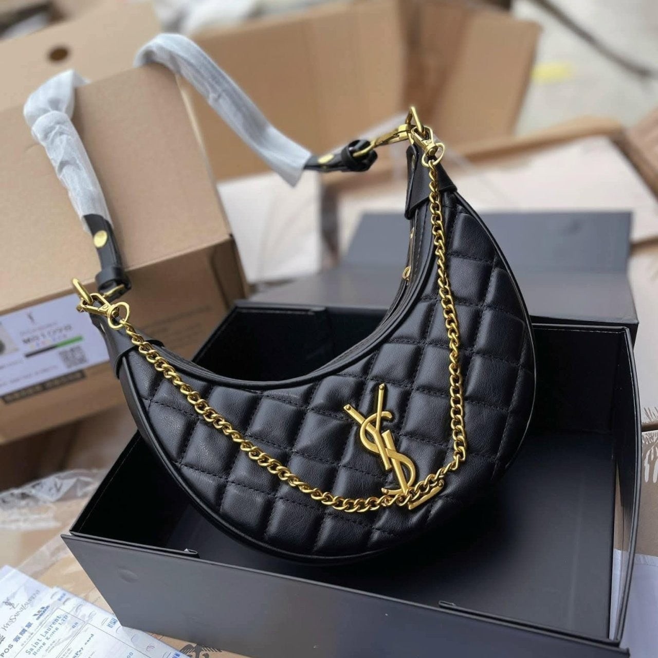 💕 생** 반달 크로스