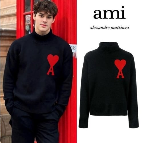 🤍 25FW a*i (NEW) 빅패치 안타르시아 커플니트터틀넥🤍