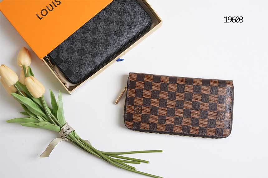 🔆 [Louis Vuitton] 루이비통 다미애 지퍼 장지갑 🔆