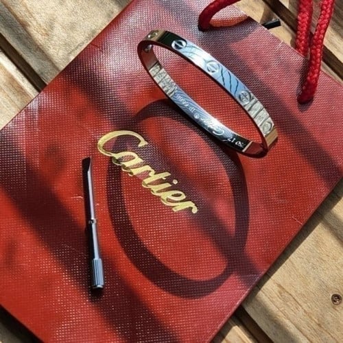 💕 [214번] 까*** 러브팔찌 실버