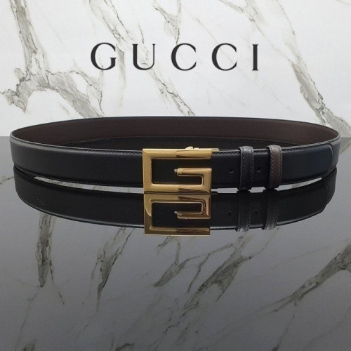 💕 구* 스퀘어 G 버클 리버서블 벨트 ⚓848