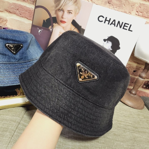 💕 프** 삼각로고 데님 버킷햇