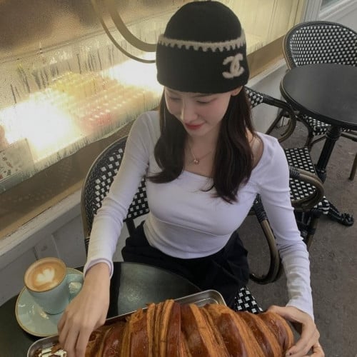 💕 샤* 로고 비니