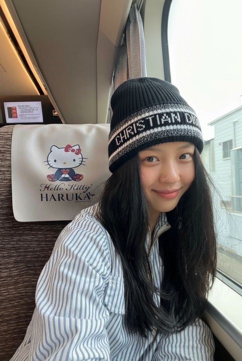 💕 디* 로고 자가드 울캐시 비니✔수입풀