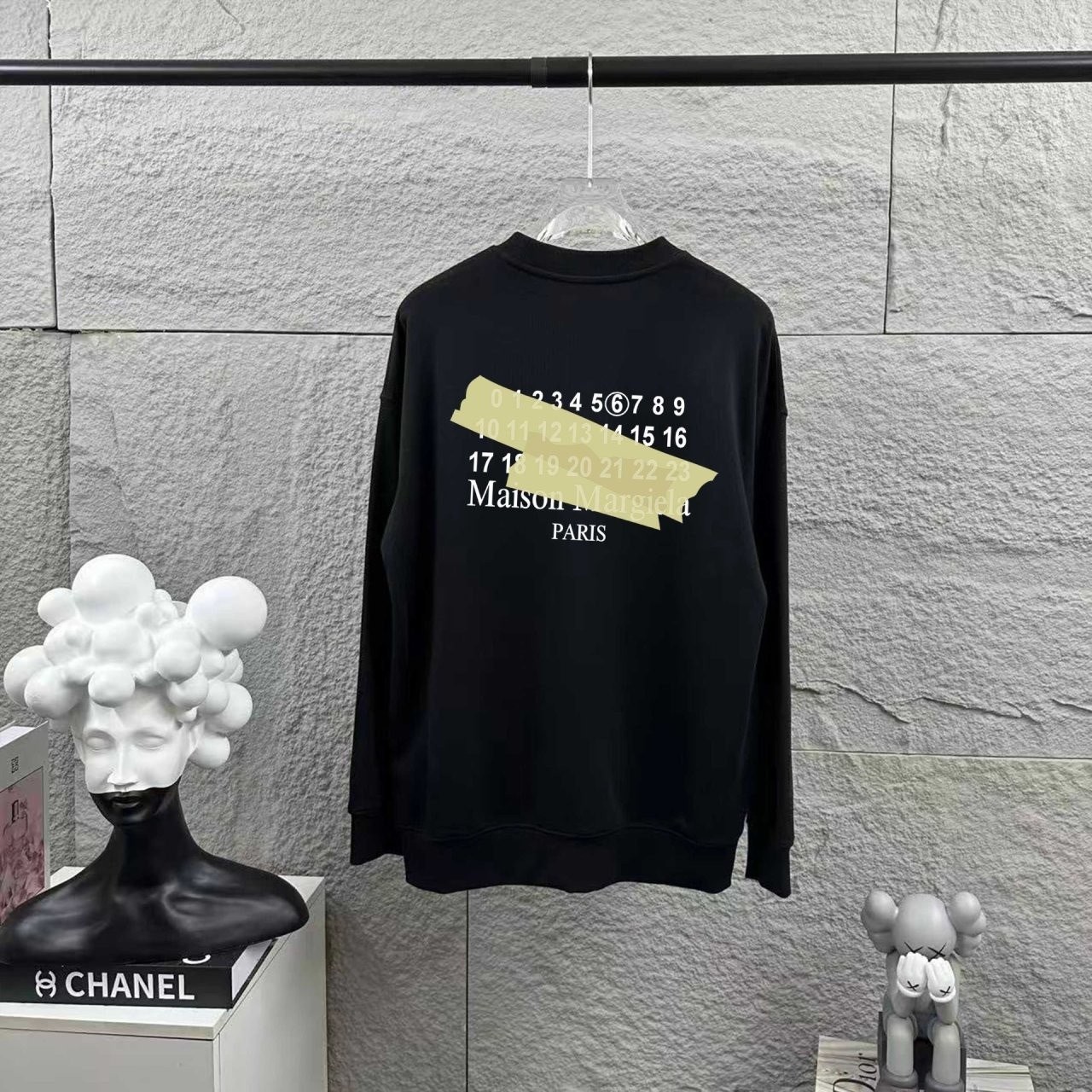 💕 메* 마르지엘라 로고 넘버링 맨투맨