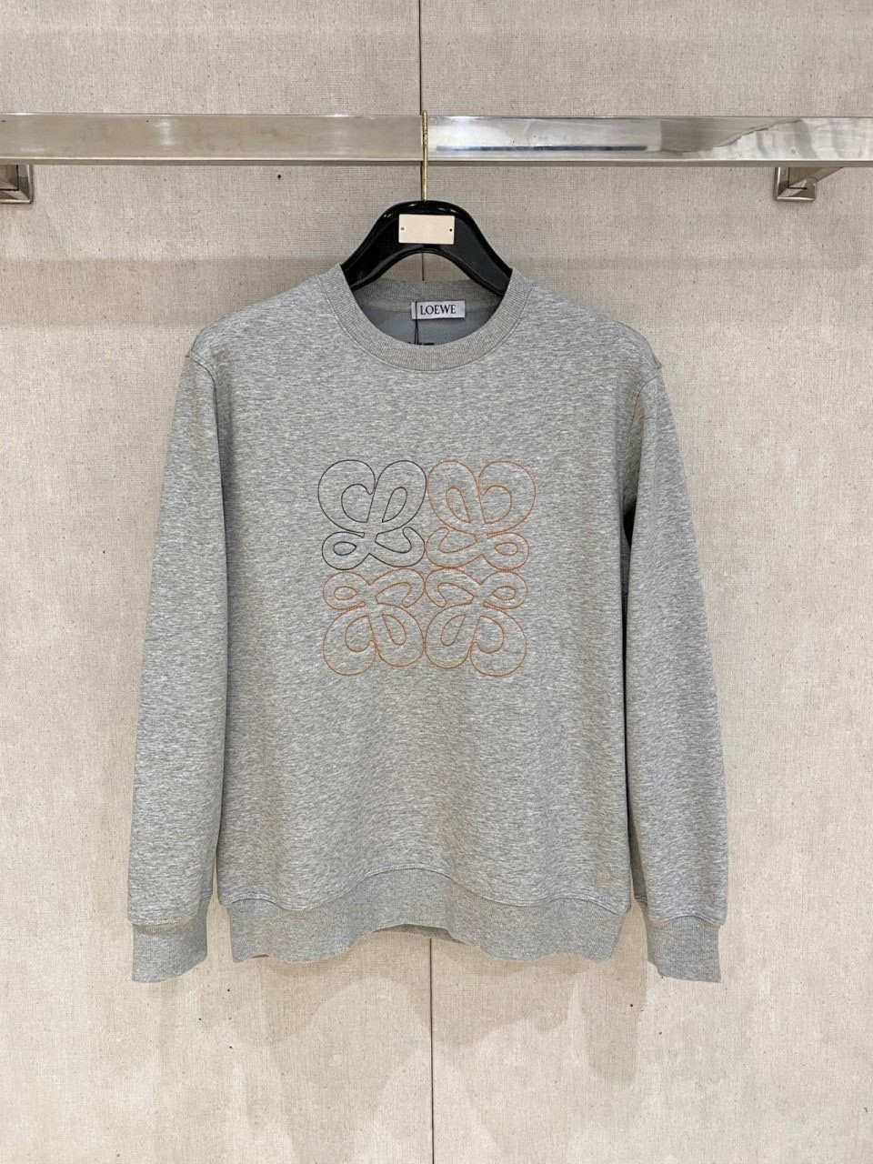 💕 로** 엠보로고 융기모 맨투맨