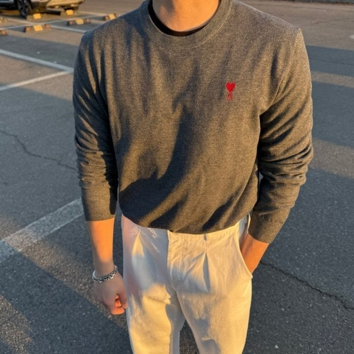 💕 아* 미니멀 라운드 니트