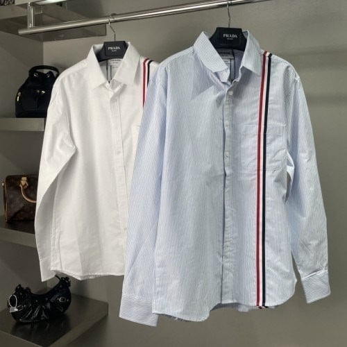 💕 톰* 스트라이프 사선 셔츠