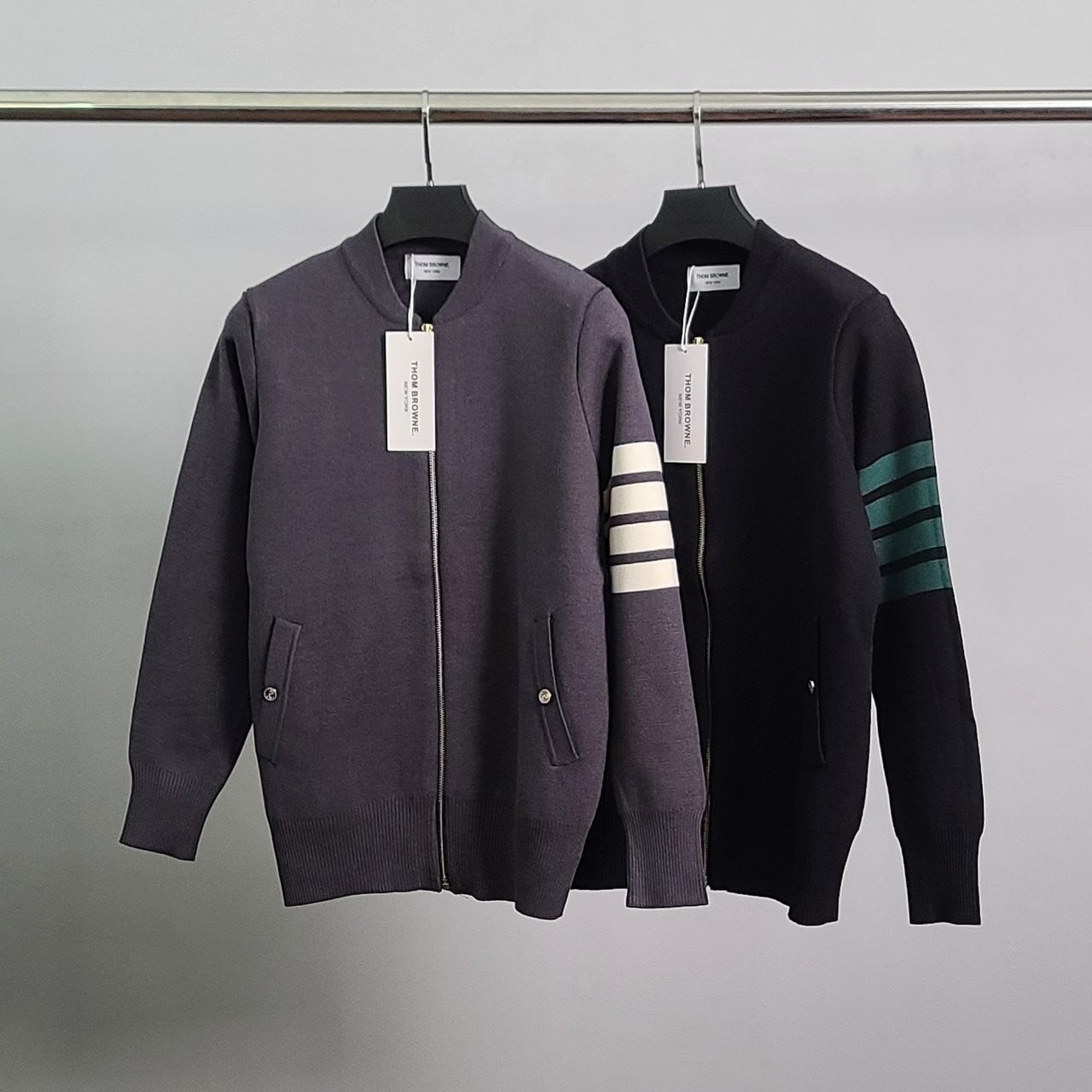 💕 톰* 4바 프리미엄 니트 집업