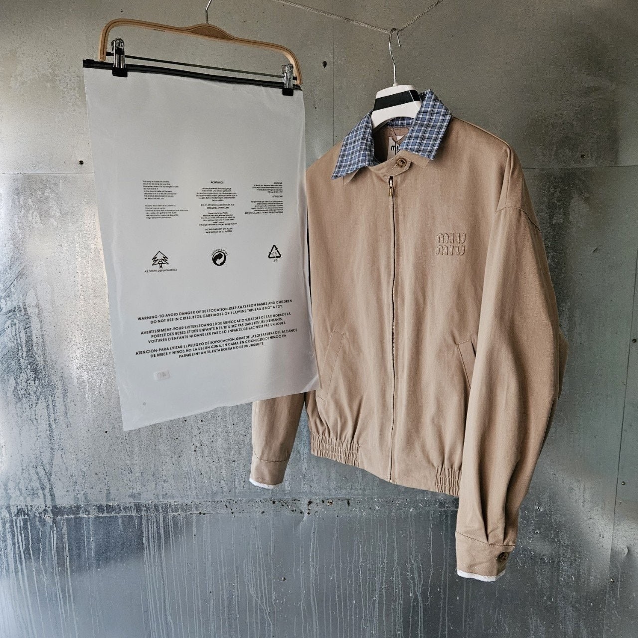 💕 미*** 치노 블루종 자켓