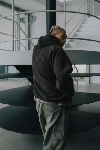 💕 피**** 에센셜 로고 플리스 기모 후드집업➡️수입풀(남녀공용)