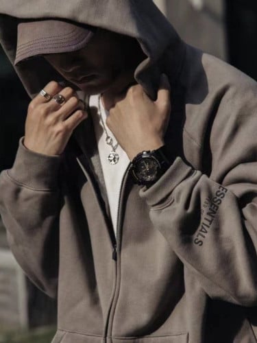 💕 피**** 에센셜 로고 플리스 기모 후드집업➡️수입풀(남녀공용)