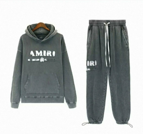 💕 아** 워싱 자수로고 후드 조거 세트