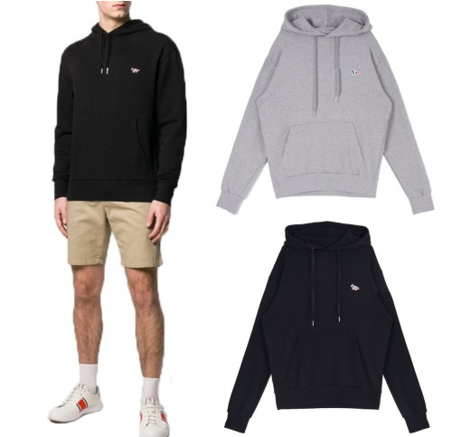 💕 메* 키츠네 트리플 컬러 폭스패치후드 2color