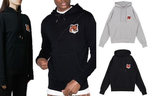 💕 메* 키츠네 빅패치 헤드 후드(2color)