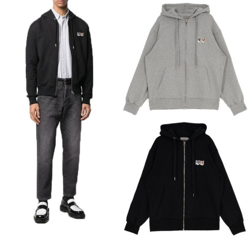 💕 메* 키츠네 더블패치 후드집업 2color