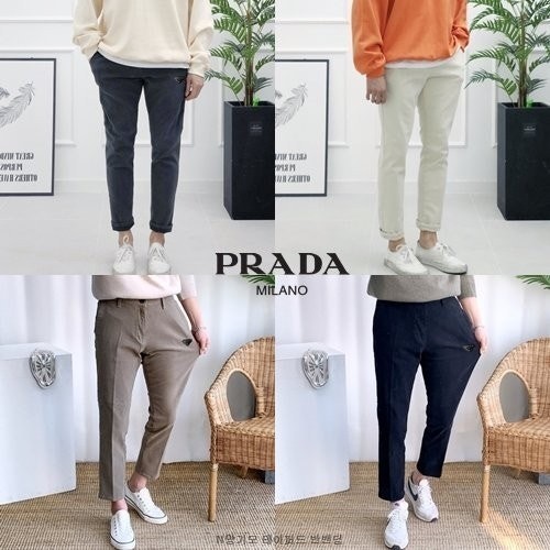 💕 프** 양기모 테이퍼드 반밴딩 팬츠