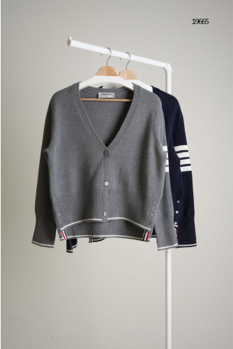 🔆 [THOM BROWNE] 톰브라운 메리노 인타르시아 V 캐시미어 가디건🔆