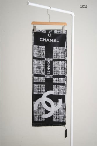 🔆 [CHANEL] 샤넬 CC로고 자가드 울 머플러 🔆