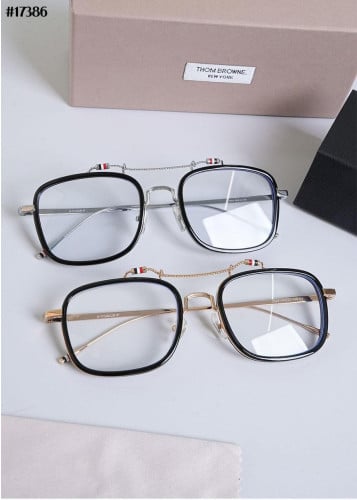 🔆 [THOM BROWNE] 톰브라운 아세테이트 앤 티타늄 브릿지 렉탱귤러 에비에이터 안경테 🔆