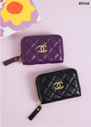 🔆 [CHANEL] 샤넬 클래식 램스킨 지퍼 카드 지갑 🔆