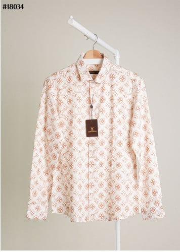 🔆 [LOUIS VUITTON] 루이비통 모노그램 샌드 모티프 롱슬리브 코튼 셔츠 🔆