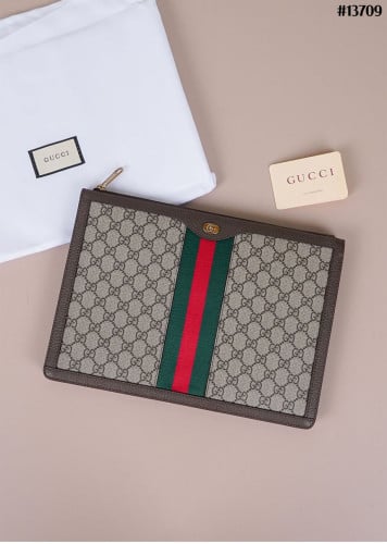 🔆 [GUCCI] 구찌 GG 슈프림 오피디아 포트폴리오 클러치 🔆