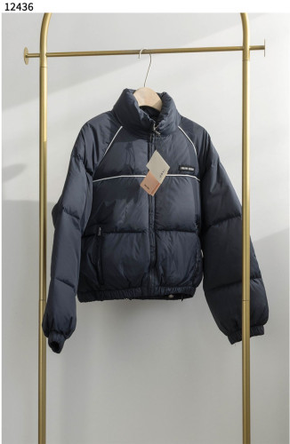 #미우미우 [MIU MIU] 테크니컬 폰지 다운 자켓 네이비 신상입고💢 #상의 #자켓 #12436