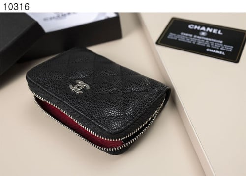 #샤넬 [Chanel] 수입프리미엄급  샤넬 클래식 지퍼 카드 지갑  은장 신상 입고💢 #태그 #지갑 #10316
