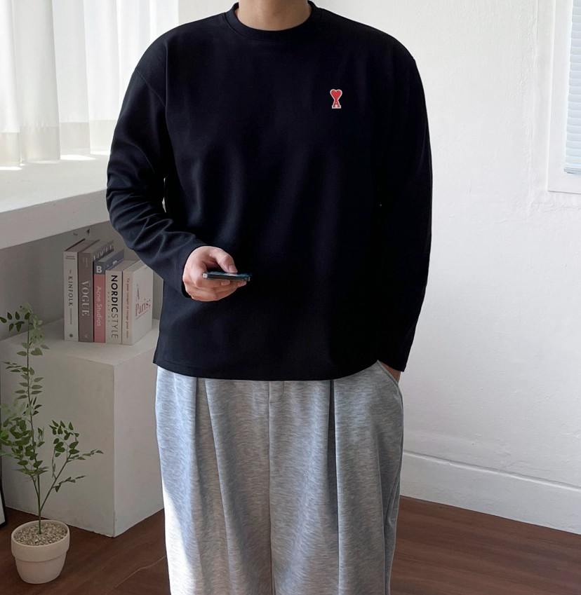 20502_AM 분또 고밀또 레이어드 라운드 긴팔티