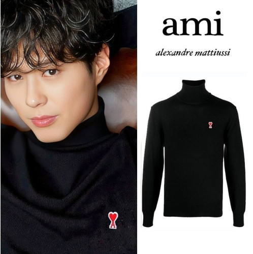 ⚪️▫️ A♡I SAMALL PATCH turtleneck ▫️⚪️