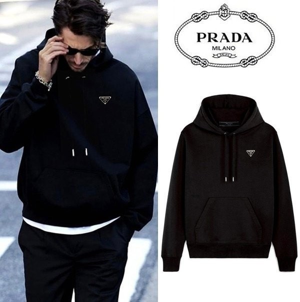 ➖▪️P*A*A SAFFIANO MILANO HOOD T-SHIRT ◾➖