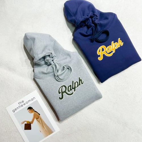 POLO 아플리케 기모 후드