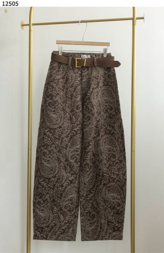 #에르메스 [HERMES] 기하학 패턴 와이드 팬츠 벨트 셋 신상입고💢 #하의 #팬츠 #12505