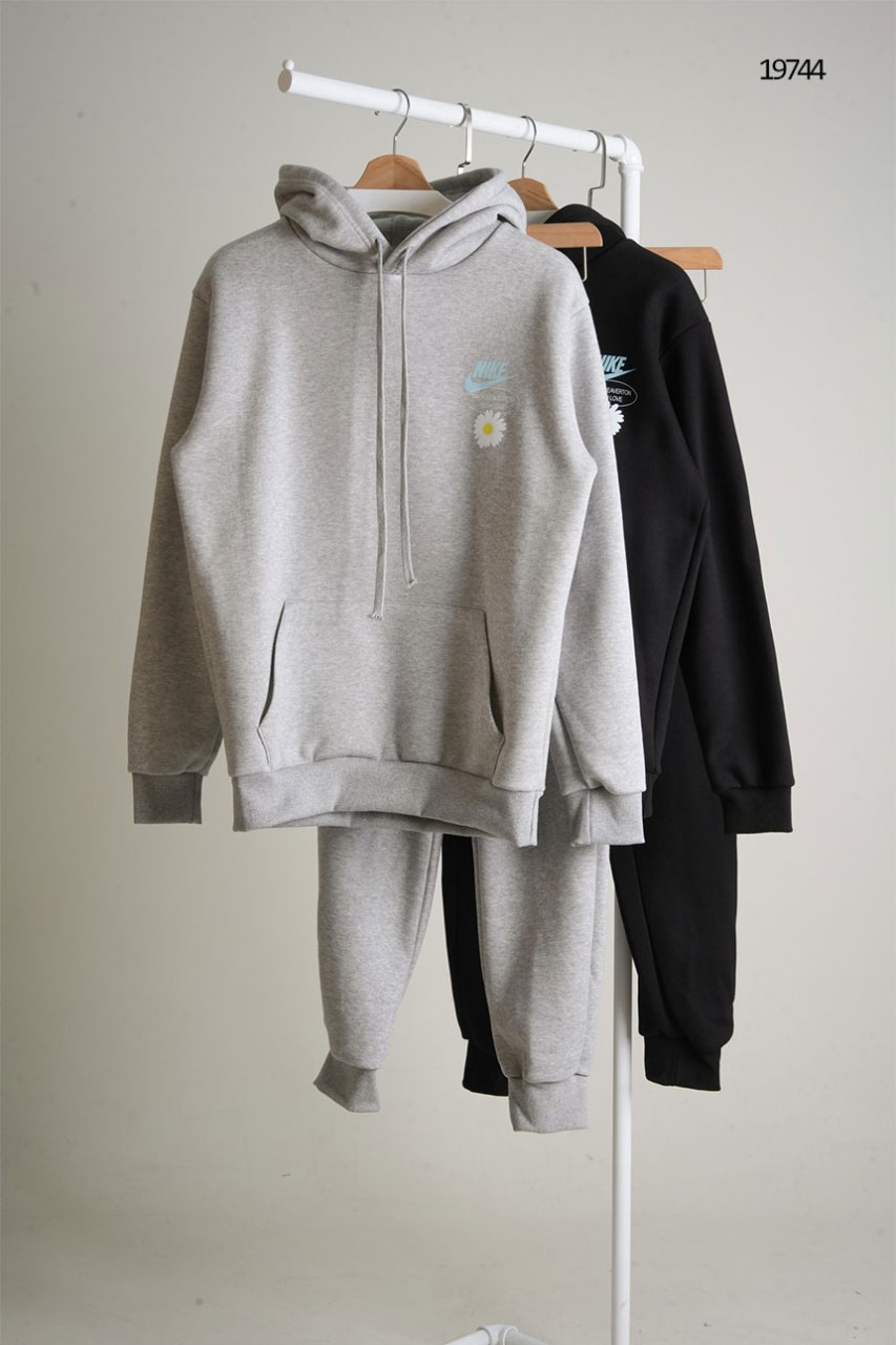 🔆 [NIKE] 나이키 후면 선플라워 그래픽 후드 조거셋 🔆