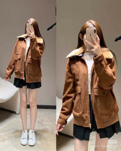 #미우미우 [ miu ] 수입 스웨이드 퀼팅 재킷 입고💢 #여성상의 #자켓