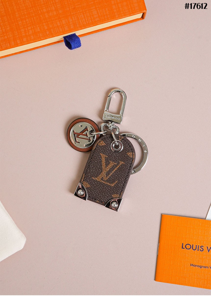 🔆 [LOUIS VUITTON] 루이비통 빈티지 모노그램 레더 백 참 & 키 홀더 🔆
