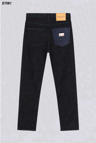 🍀 [GUCCI] 구찌 GG 밴드 포켓 슈프림 슬림핏 데님 팬츠 🍀