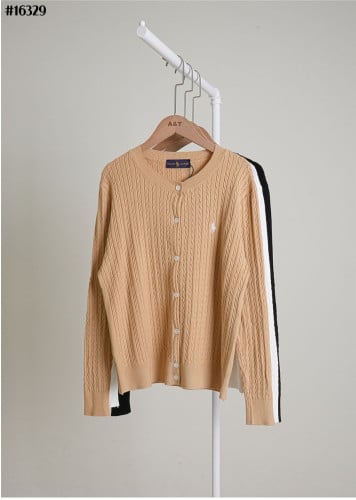 🔆 [Polo Lalphlauren] 폴로 랄프로렌  케이블 울 니트 크루넥 가디건 🔆